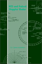 Cover of: MTI and pulsed doppler radar by D. Curtis Schleher, D. Curtis Schleher