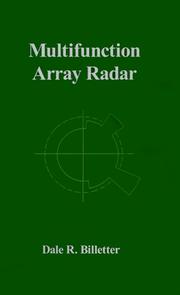Cover of: Multifunction array radar