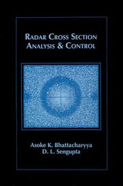 Cover of: Radar cross section analysis and control by Asoke K. Bhattacharyya