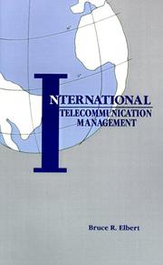 Cover of: International telecommunication management