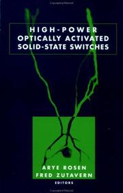 Cover of: High-power optically activated solid-state switches