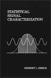 Cover of: Statistical signal characterization