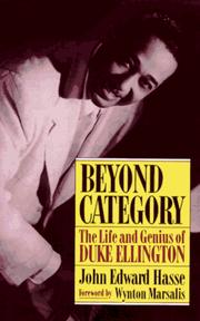 Cover of: Beyond category by John Edward Hasse