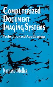 Cover of: Computerized document imaging systems: technology and applications