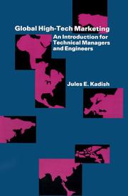 Cover of: Global high-tech marketing by Jules E. Kadish