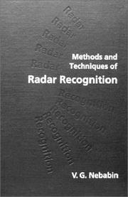 Cover of: Methods and techniques of radar recognition