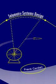 Cover of: Telemetry systems design