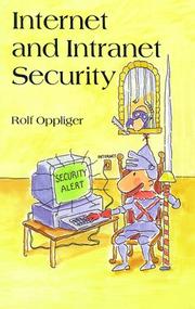 Internet and Intranet security by Rolf Oppliger