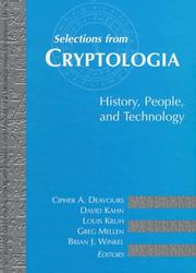 Cover of: Selections from Cryptologia by Cipher A. Deavours ... [et al.].