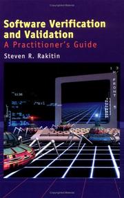 Cover of: Software verification and validation: a practitioner's guide