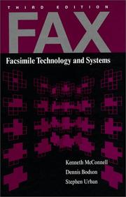 Cover of: Fax: Facsimile Technology and Systems (Artech House Telecommunications Library)