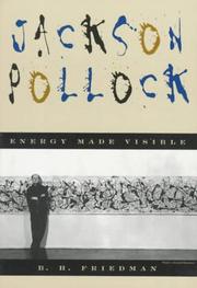 Cover of: Jackson Pollock by B. H. Friedman