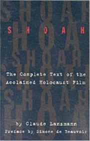 Cover of: Shoah by Claude Lanzmann