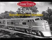 Cover of: E units by Wilson, Jeff