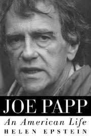 Cover of: Joe Papp by Helen Epstein