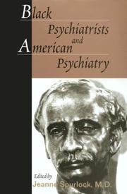 Cover of: Black psychiatrists and American psychiatry