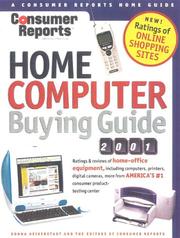 Cover of: Home Computer Buying Guide 2001