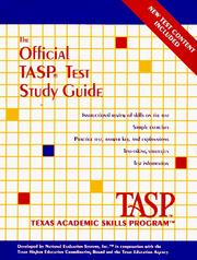 The Official TASP Study Guide by National Evaluations Systems Inc.