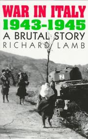 Cover of: War in Italy, 1943-1945 by Richard Lamb undifferentiated