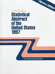 Cover of: Statistical Abstract of the United States 1997: The National Data Book (Statistical Abstract of the United States Enlarged Print Edition (Library Edition))