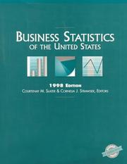 Cover of: Business Statistics of the United States by Courtenay M. Slater