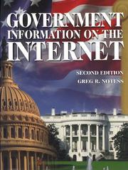 Cover of: Government Information on the Internet