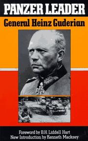 Cover of: Panzer leader by Heinz Guderian