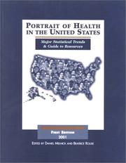 Cover of: Portrait of health in the United States