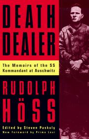 Cover of: Death dealer by Rudolf Höss