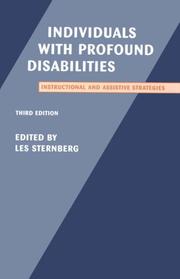 Cover of: Individuals with profound disabilities: instructional and assistive strategies