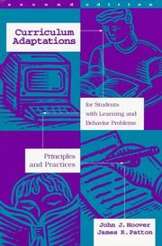 Cover of: Curriculum adaptations for students with learning and behavior problems: principles and practices