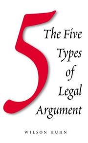 Cover of: The five types of legal argument