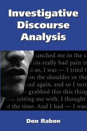 Investigative Discourse Analysis by Don Rabon