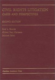 Cover of: Civil Rights Litigation: Cases and Perspectives (Carolina Academic Press Law Casebook Series)
