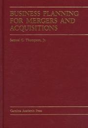 Cover of: Business planning for mergers and acquisitions