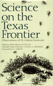 Science on the Texas frontier by Gideon Lincecum