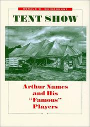 Cover of: Tent show by Donald W. Whisenhunt