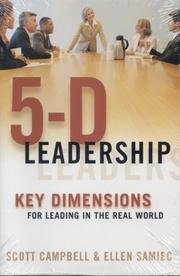 Cover of: 5-D Leadership: Key Dimensions for Leading in the Real World