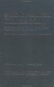 Subcellular taxonomy by Arthur L. C. McLay, Arthur L.C. Mclay, Peter G. Toner