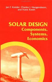 Cover of: Solar design by Jan F. Kreider