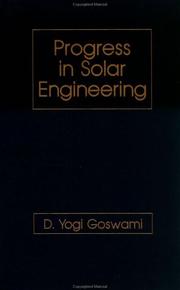 Cover of: Progress in solar engineering