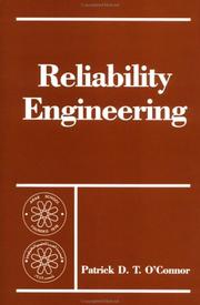 Cover of: Reliability engineering