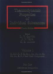 Cover of: Thermodynamic properties of individual substances