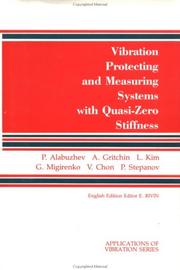 Cover of: Vibration protecting and measuring systems with quasi-zero stiffness