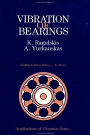 Cover of: Vibration of bearings