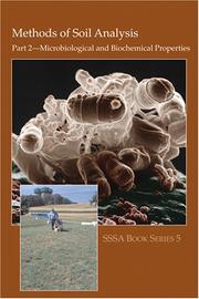 Cover of: Methods of Soil Analysis. Part 2. Microbiological and Biochemical Properties (Soil Science Society of America Book, No 5)