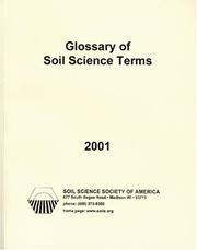 Cover of: Glossary of soil science terms. by 