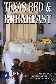 Cover of: Texas Bed & Breakfast (Lone Star Guides) | Gail Drago