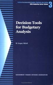 Cover of: Decision tools for Budgetary Analysis
