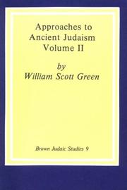 Cover of: Approaches to Ancient Judaism, Volume II: Theory and Practice